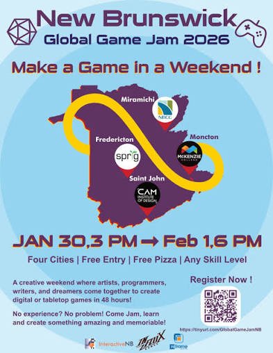 CAM Institute of Design hosts the Global Game Jam in Saint John